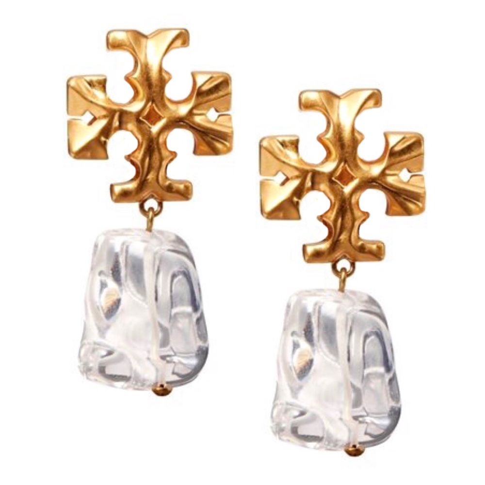 🔥🔥🔥TORY BURCH • Roxanne Drop Earrings Excellent Condition. Includes dust bag!